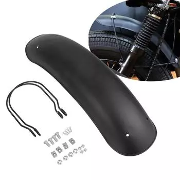 Универсальный защитный чехол для переднего крыла мотоцикла Harley Honda Yamaha Suzuki Cafe Racer MOTO Mudguard чёрный