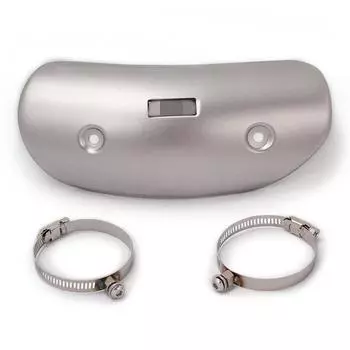 Универсальный Защитный Экран Выхлопной Трубы Мотоцикла Титановый Вид Тепловой Экран Крышка