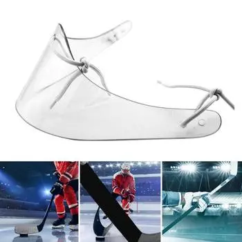Универсальный защитный шлем с прозрачным козырьком, устойчивый к царапинам и запотеванию, хоккейный щиток с вентилируемой конструкцией, небьющийся, широкий