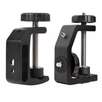 Универсальный зажим C для настольного крепления, штатив, осветительная стойка, зажим для лампы камеры, фиксированный держатель для вспышки для фотостудии