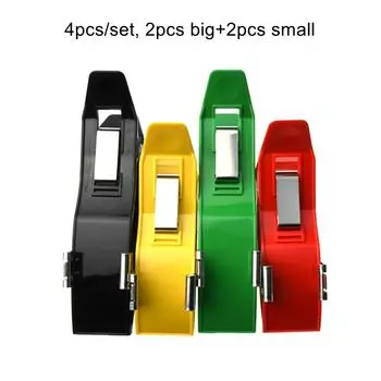 Универсальный зажим для конечностей ЭКГ, металлические электроды, провода для кабелей ЭКГ, провода для отведений, зажим для ЭКГ, многоразовый зажим для электродов, идеально подходит для 3,0 DIN/4,0 банана(Металлическая шрапнель)