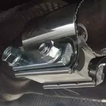 Универсальный зажим для выхлопной трубы без сварки I-блок, антикоррозийный зажим для выхлопной трубы из нержавеющей стали C