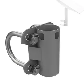 Универсальный зажимной кронштейн 30-50 мм, держатель подставки из нержавеющей стали для Starlink Dish V2 серый