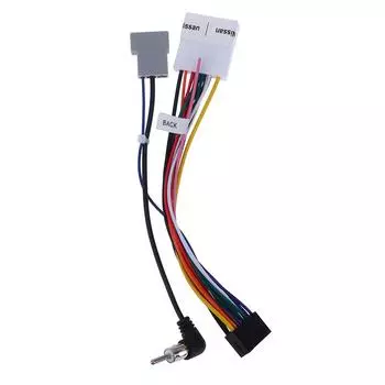 Универсальный женский жгут проводов, автомобильный радиоадаптер, разъем, вилка провода для Nissan Qashqai Tiida Tiida Liwei onesize