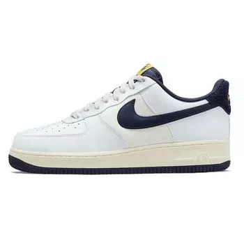 Университетская куртка Nike Air Force 1 07 LV8 — мужские кроссовки Michigan White Midnight — Navy Sail DO5220-141 40
