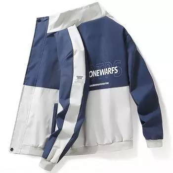 Университетская куртка в стиле хип-хоп, мужская уличная лоскутная ветровка с цветными блоками, пальто на весну и осень, тонкие модные куртки для колледжа M