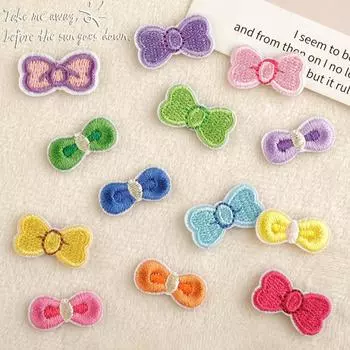 unk unk Wappen вышитая наклейка клейкая нашивка наклейка мультфильм бант нашивка аксессуары DIY наклейка на ткань H3R-C-3-7