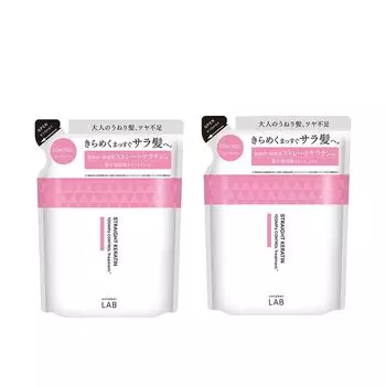 Unlabel Lab KR Control Shampoo Treatment Refill Set Кератин unlabel Сделано в Японии Сыворотка для ухода за волосами Шампунь 310 мл+310 мл