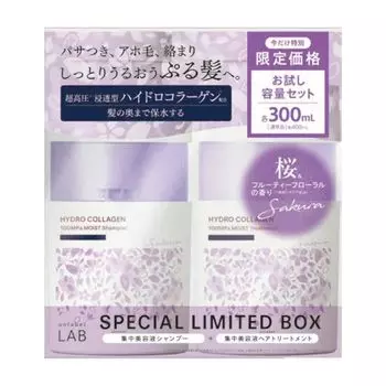 Unlabel unlabel Labo CO Moist Shampoo Treatment Set Limited Sakura Fruity Floral Scent Made in Japan Hair Care & & 300mL+300mL