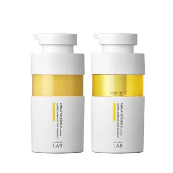 unlabel Unlabel Shampoo Treatment Set V Repair Vitamin C Derivative Shampoo 400mL Treatment 400ml unlabel LAB Made in Japan Hair Care Vitamin C