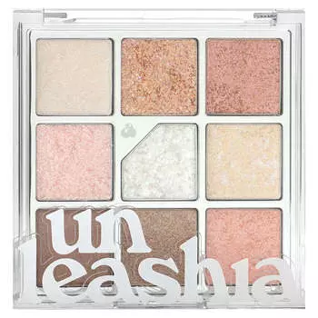 Unleashia, Gliter bag and eyeshadow palette, #1 All of Glitter, 0.233oz