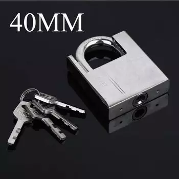 Unlocked Head Anti Pry Multifunctional Window Furiniture Accessories Padlock Door Lock Hardware 40mm