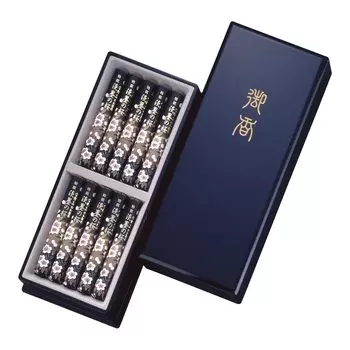 Uno incense specially selected light ink cherry painted short size 10 incense Nippon made in cherry blossom low New Bon mourning condolences Chiyo s чёрный