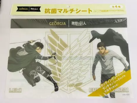 Unopened item Antibacterial multi-sheet Attack on Titan 06