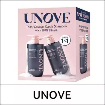[УНОВЕ] (Ltd.) Шампунь Deep Damage Repair Double Special Set (500мл+500мл) 1 пакет