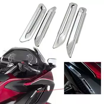 Untuk Honda Goldwing GL1800 F6B Gol dwing GL 1800 2018-2022 suku cadang dekorasi Trim ventilasi радиатор, отдельный двигатель Gloss Chrome