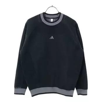 unused adidas Logo embroidery Long sleeve knit Pullover sweater with tag Women Used