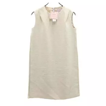 unused COUTURE MAISON made in Japan No sleeve tweed one piece Women Used