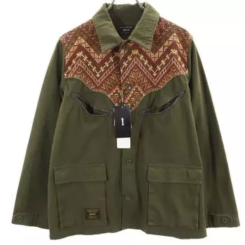 unused glamb Long sleeve Persian Field Jacket 2 khaki Men s Used