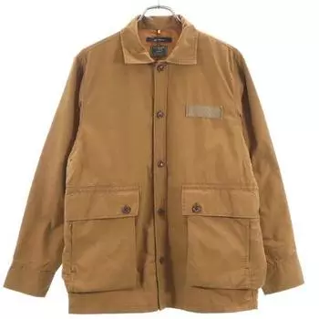 unused Johnbull military Shirt jacket S Brown Men s Used