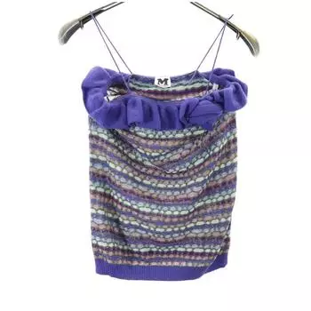 unused Missoni made in Italy knit camisole 38 Purple Women Used