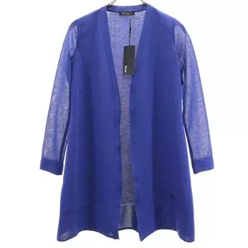 unused Rene basic made in Japan Long sleeve cardigan 34 blue Women Used
