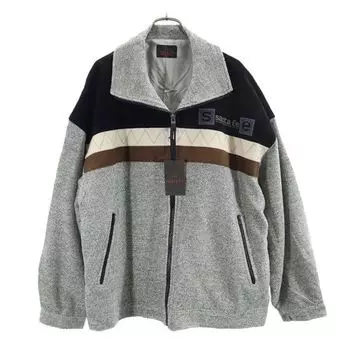 unused santa fe made in Japan Back logo embroidery Jacket 3 Gray Men s Used