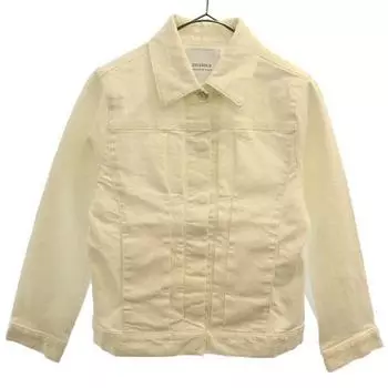 unused STUDIOUS Denim Jacket white Jean jacket Women Used