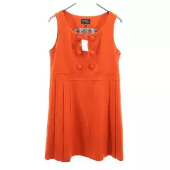 unused To b. by agns b No sleeve one piece 38 Orange series Side zip Women Used