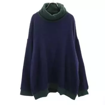 unused VAST222 18ss made in Japan Long sleeve Shaggy Turtleneck knit Men s Used