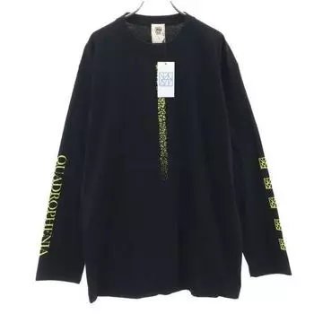 unused VAST222 18ss made in Japan Sleeve print Long sleeve sweat trainer Men s Used