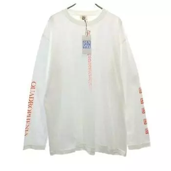 unused VAST222 18ss made in Japan Sleeve print Long sleeve sweat trainer Men s Used