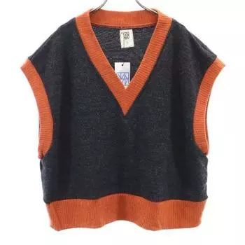 unused VAST222 19AW made in Japan By color V neck Knit vest 2 Men s Used