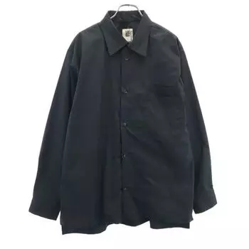 unused VAST222 20ss Print Long sleeve shirt 2 black Rubber soul Men s Used