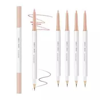 UNYOKE Star Eyes, Eyeliner, Tear Bag Highlight, Eyeshadow, Makeup Pen, Waterproof Gel Eyeliner-02#Platinum Flash