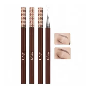 UNYOKE Ultra Fine Liquid Eyebrow Clear Eyebrow Natural Водостойкий и не размазывающийся коричневый карандаш, карандаш, окраска, устойчивый к поту, долговечный