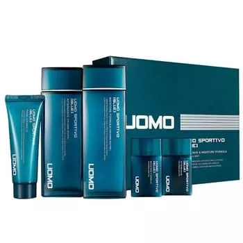 Uomo Sportivo Blue набор из 5 предметов Мужская косметика, 1 набор