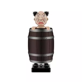 Up Prank Stuff Санта в деревянной бочке | Креативные шутливые подарки, выдвижной рождественский реквизит для косплея для вечеринки, дома, тематических вечеринок One Size