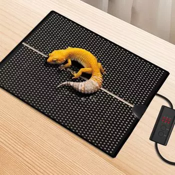 up to at ambient temperature of higher than 2023 old TANKAO Reptile Heater Warm 7W Reptile Seat Heater 3 Level Temperature Adjustment Durability