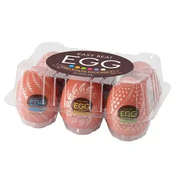 УПАКОВКА ТВЕРДОГО ГЕЛЯ TENGA EGG УПАКОВКА ТВЕРДОГО ГЕЛЯ TENGA EGG 6 видов набор