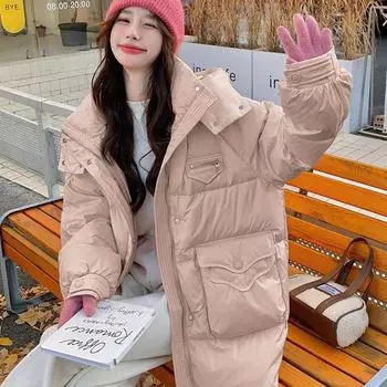 Упакованная 90 пуховая молочная фуфу пуховая куртка для женщин зима 2024 новый утолщенный и тонкий белый утиный пух S size 90-60kg белый