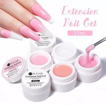 Упакованный в коробку кристаллический лоток для наращивания ногтей 15 мл большой емкости быстродействующий клей для наращивания