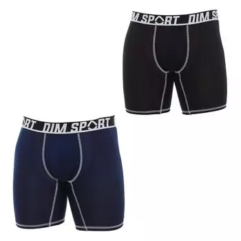 Упаковка-2 боксера из экологически чистой дышащей ткани D0A6V для мужчин L синий