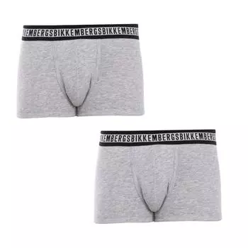 Упаковка-2 боксера Модная лента спереди Анатомические BKK1UTR08BI для мужчин L синий