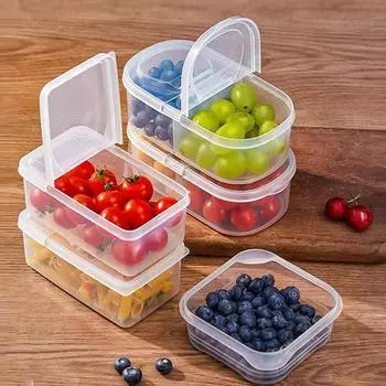 Упаковка для фруктов и овощей Ящик для хранения продуктов Кухонный холодильник Коробка для хранения свежих продуктов Классифицированная сетка Контейнеры для хранения продуктов A