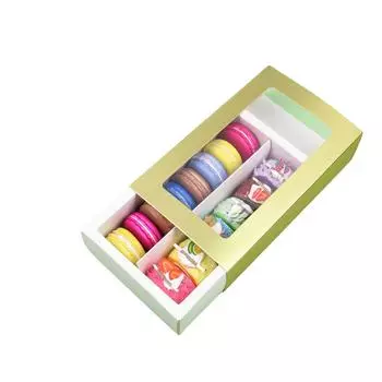 Упаковка для кексов, печенья, коробка для вечеринки, одноразовая, переносная, прозрачная, для тортов, десертов, кондитерских изделий, упаковка, чехол для домашней выпечки, кухни