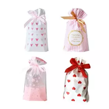 Упаковка для подарков на день рождения, 20 штук в 4 пластиковых шнурках, праздничная вечеринка, экологически чистая [BEAUTY PLAYER] Сумка для мамы, сумка, сумка,