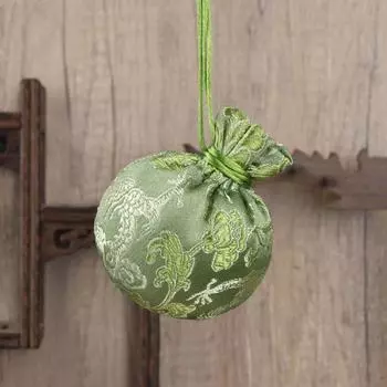 Упаковка для ювелирных изделий Саше с узором дракона Этнический стиль Саше в китайском стиле Подвеска для автомобиля зелёный