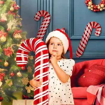 Упаковка «два в одном», высококачественная рождественская конфета диаметром 32 дюйма (можно использовать для украшения рождественской сцены) разноцветный