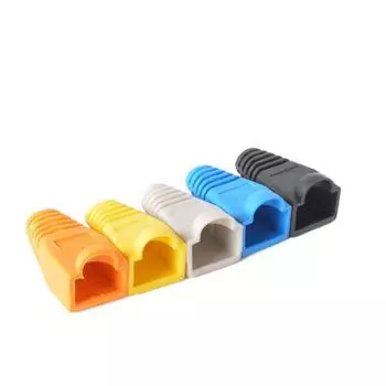 Упаковка из 1000 штук оболочек сетевых кабелей RJ45 и защитных кристаллов (6/7мм) 1000 pcs 6/7MM